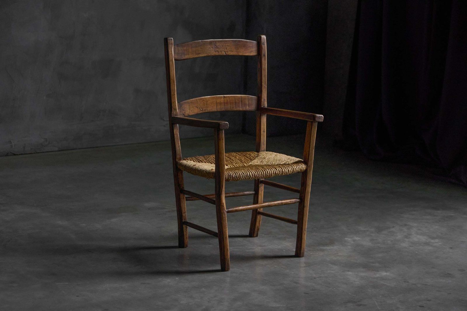 Vernacular Rural Armchair, France, Early 20th Century photo buy