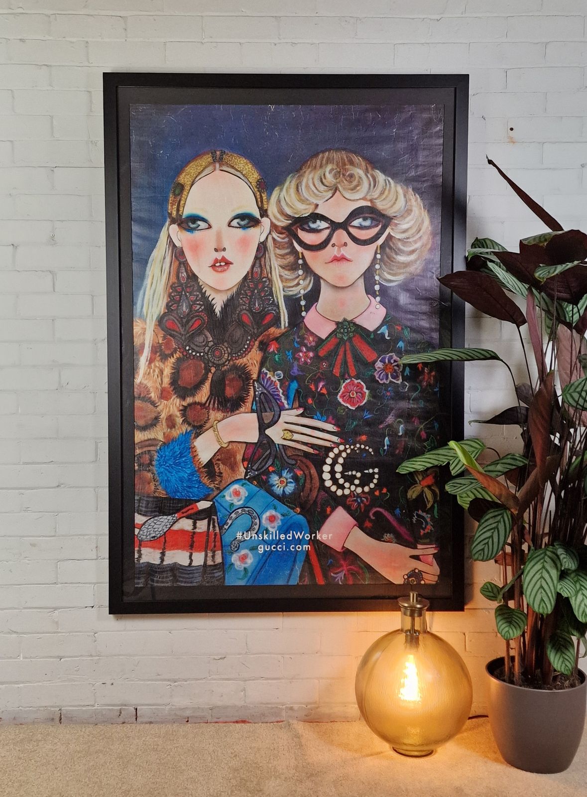 Unskilledworker Fly Poster (Gucci X Unskilledworker Collaboration, 2017) photo vinterior