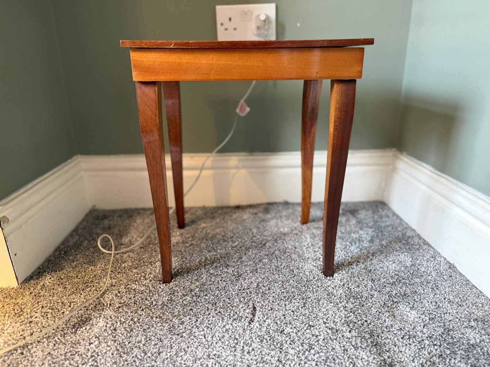 Musical Marquetry Side Table, Sewing Table,Plant Stand, Occasional Table photo furniture