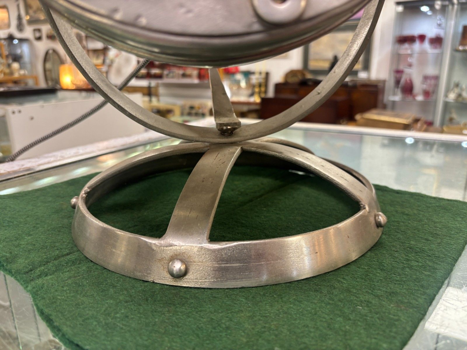 1990's Noble Lighting Company Stainless Steel Spotlight Lamp photo vinterior