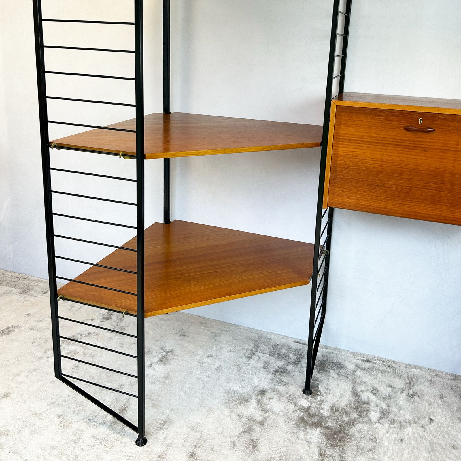 Ladderax Corner Shelving System By Robert Heal For Staples photo Furniture