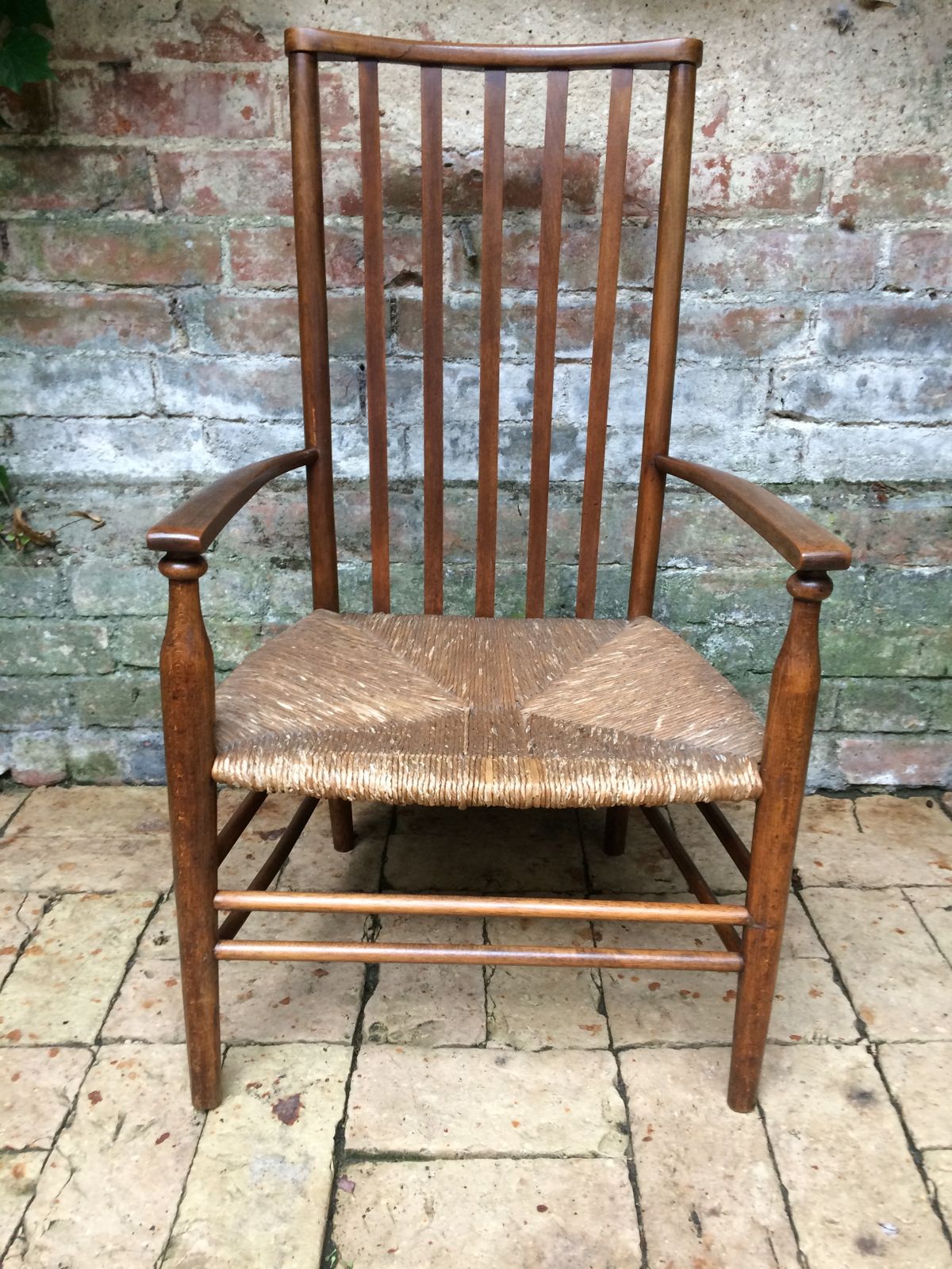Arts And Crafts Rush Seated Armchair Morris And Co For Liberty photo furniture