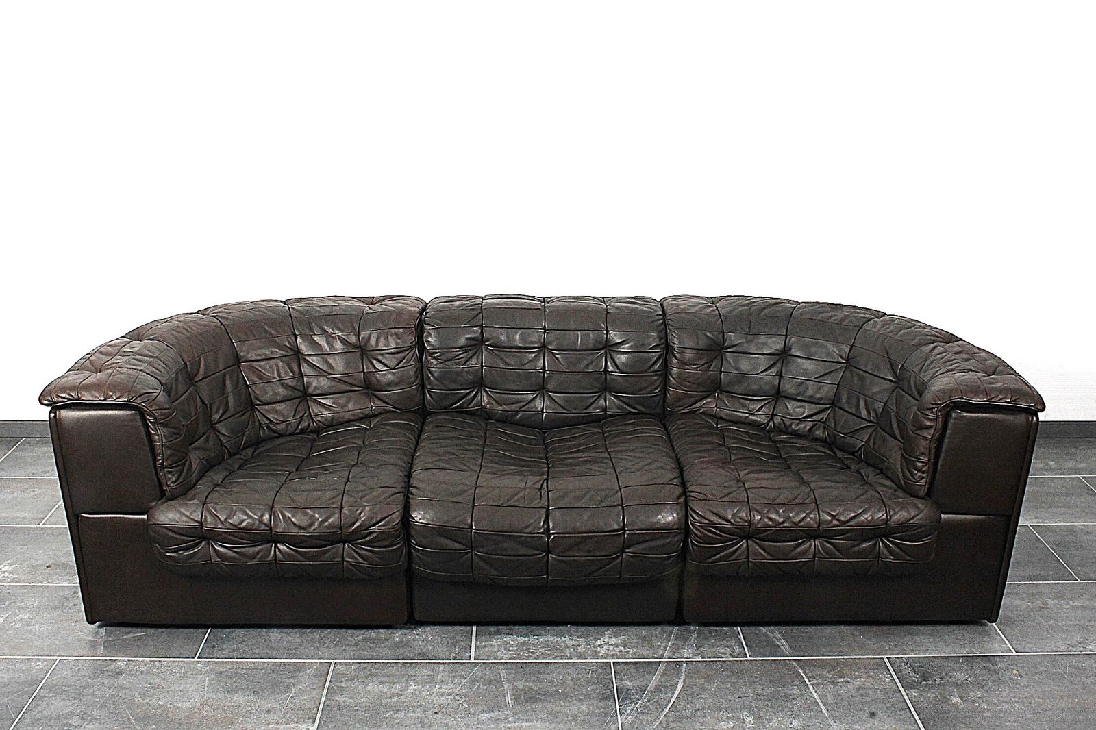 Beautiful De Sede Ds 11 Threeseater In Chocolate Brown Leather photo furniture