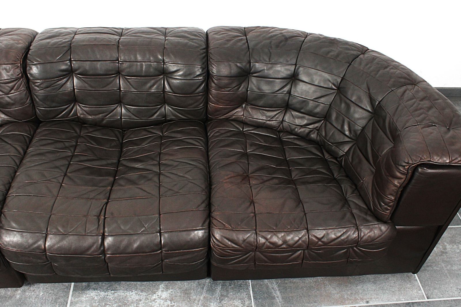 Beautiful De Sede Ds 11 Threeseater In Chocolate Brown Leather photo Furniture