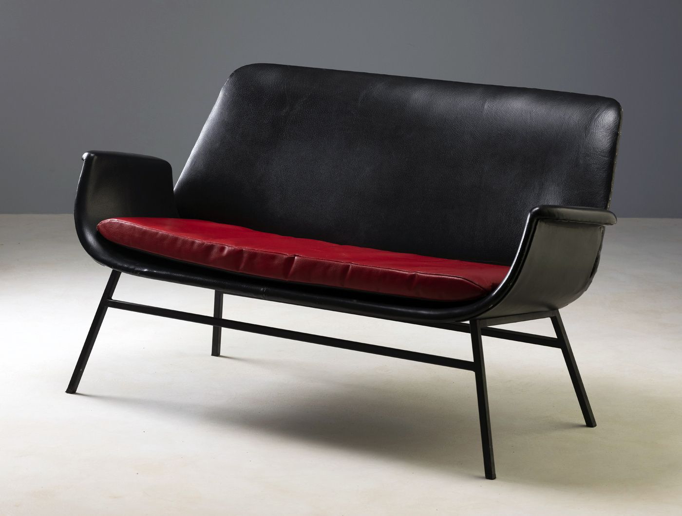 Leather Living Room Set, 1960s, Czechoslovakia photo 3065.0