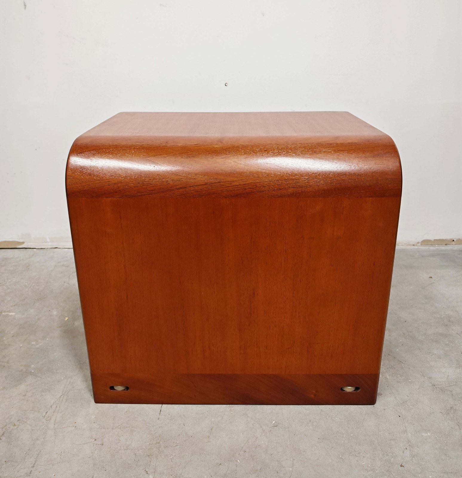 1 Of 2 Mid Century Modern Side Tables Or Nighstands By Magnus Olesen, 1960s photo for sale