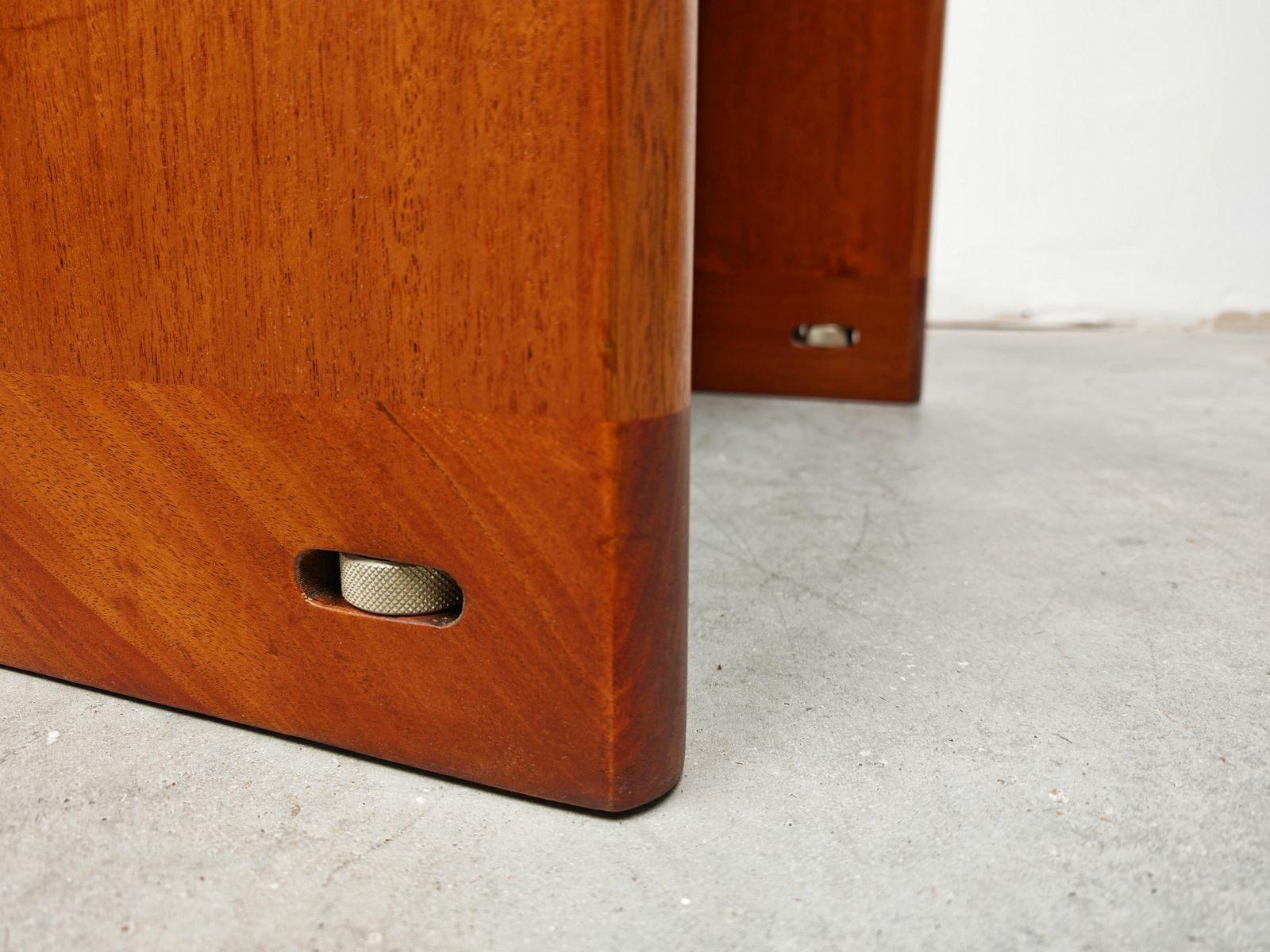 1 Of 2 Mid Century Modern Side Tables Or Nighstands By Magnus Olesen, 1960s photo Furniture