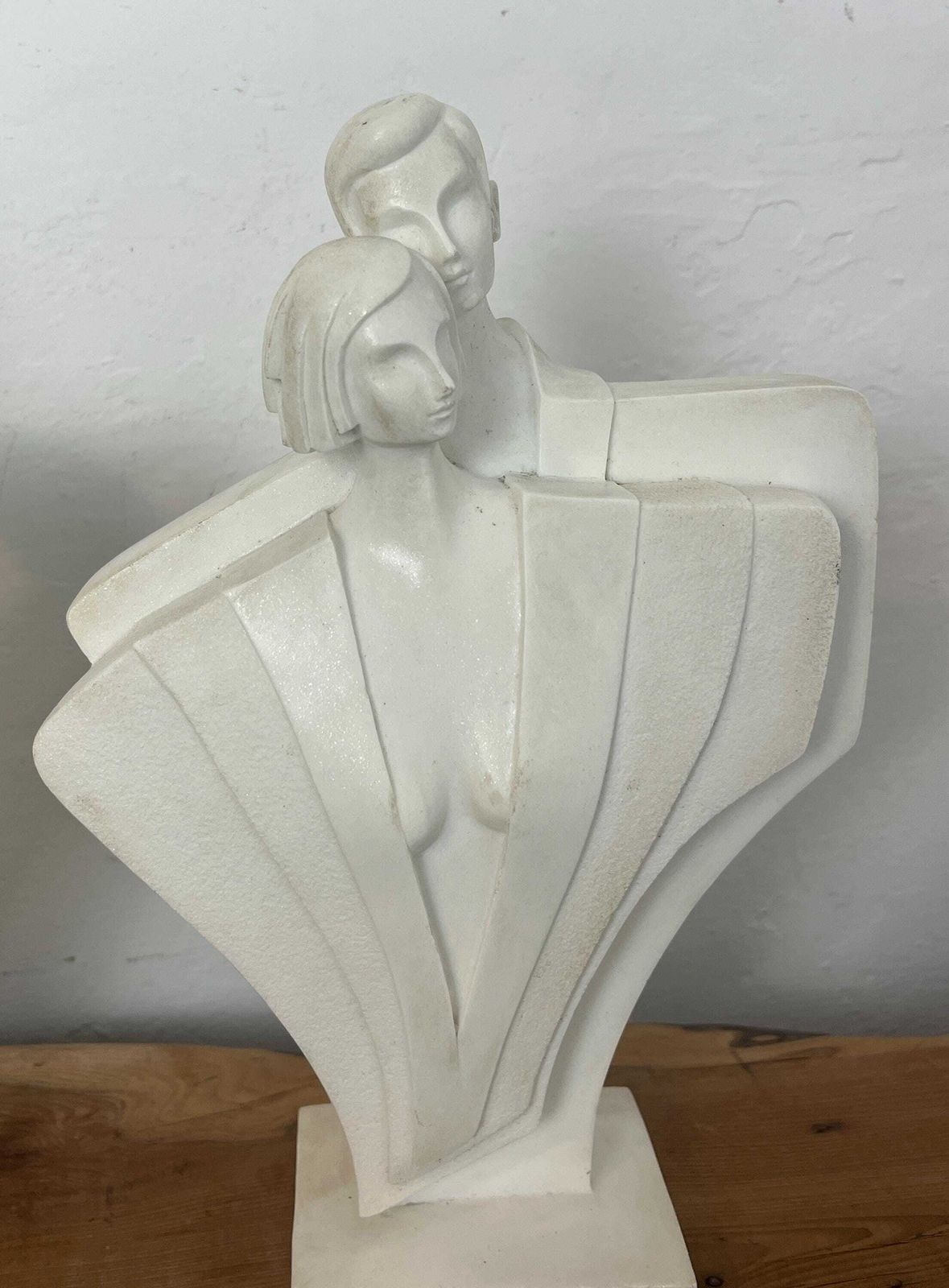 Retro Postmodern Art Deco Movement, Lindsey B Balkweill, London Sculpture, Home Bookends photo vintage