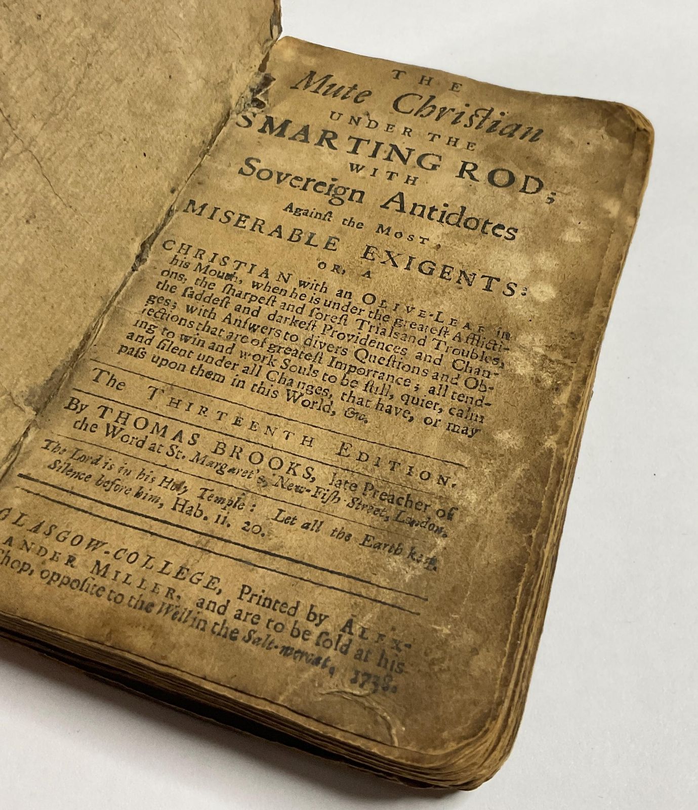 Two Antiquarian Christian Books, 1738 And 19th Century. photo 95.0