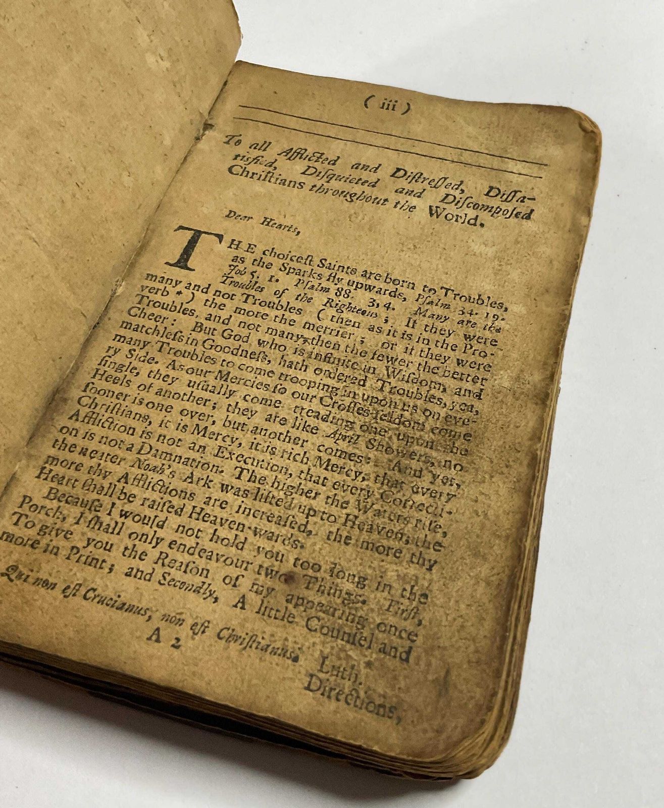 Two Antiquarian Christian Books, 1738 And 19th Century. photo vinterior