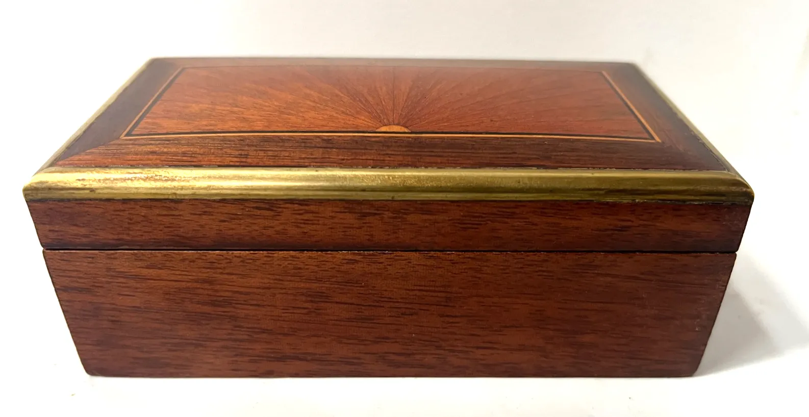 Napoleon Mahogany Jewelry Box 20th Century