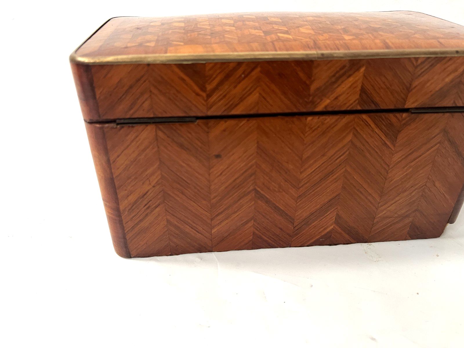 Napoleon Jewelry Box In Veneer Marquetry 19th Century photo buy