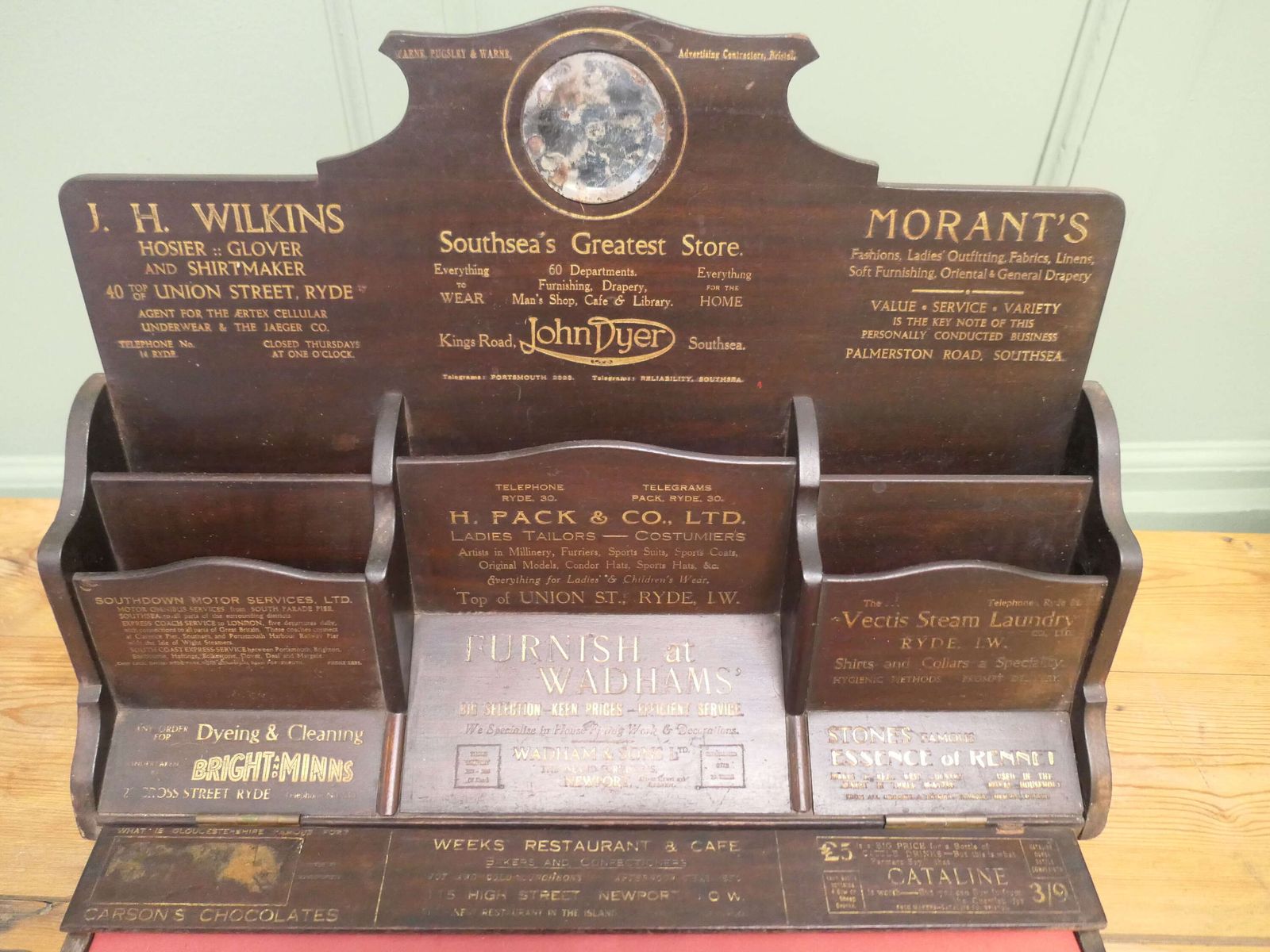 A Charming Victorian Postcard Or Stationary Stand, South Coast photo for sale