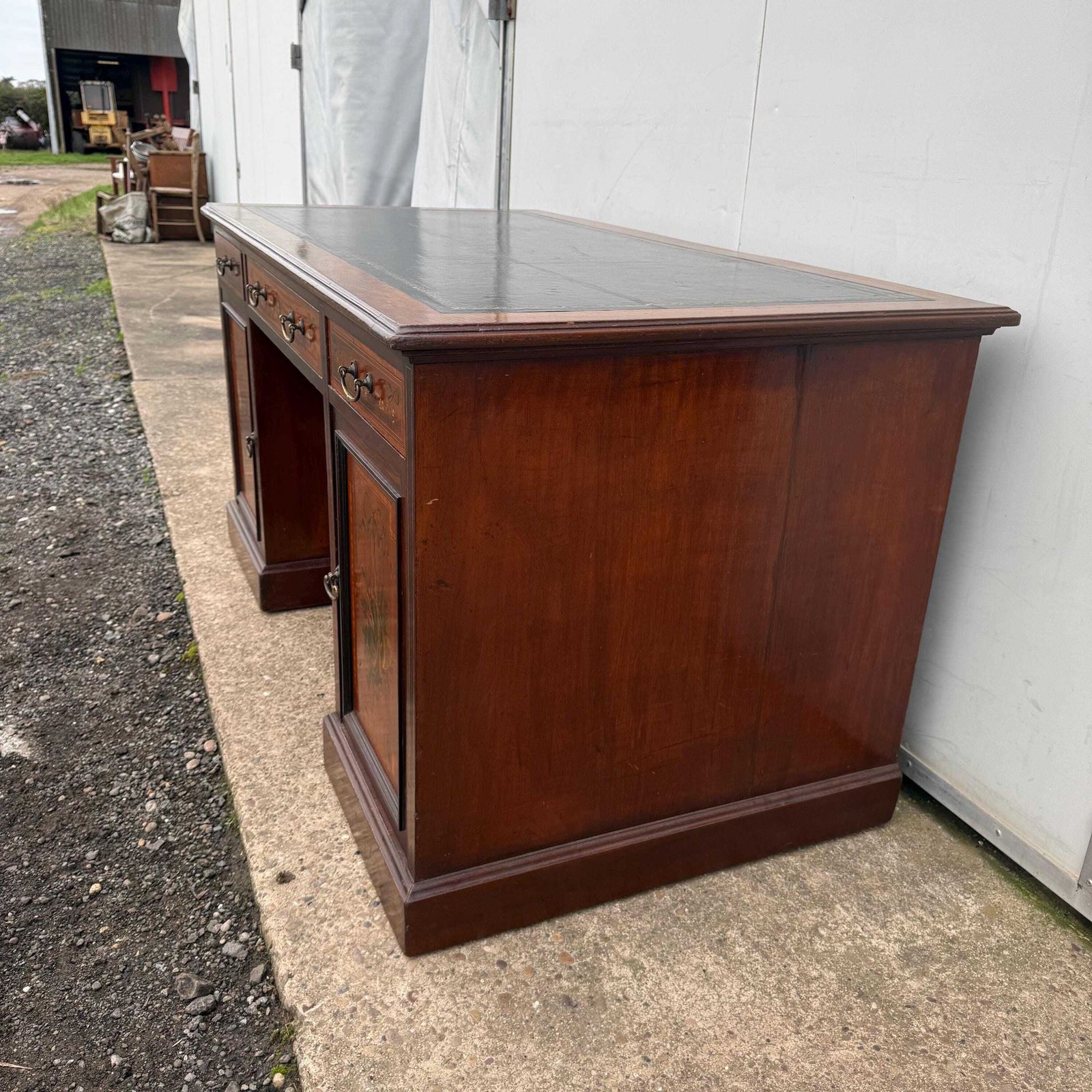 photo vintage Desk Edwardian Desk By Maple & Co