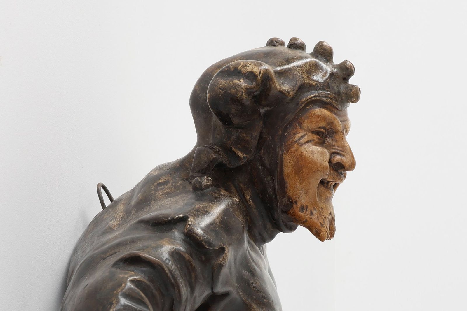 Antique Plaster Jester Or Joker, France, 1880s photo 1275.0
