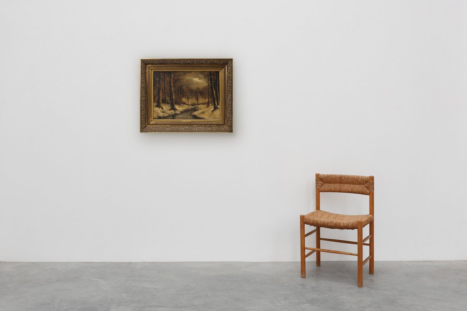 Henri Wouters, Hover En Flandre, 1920s, Oil On Canvas, Framed photo furniture