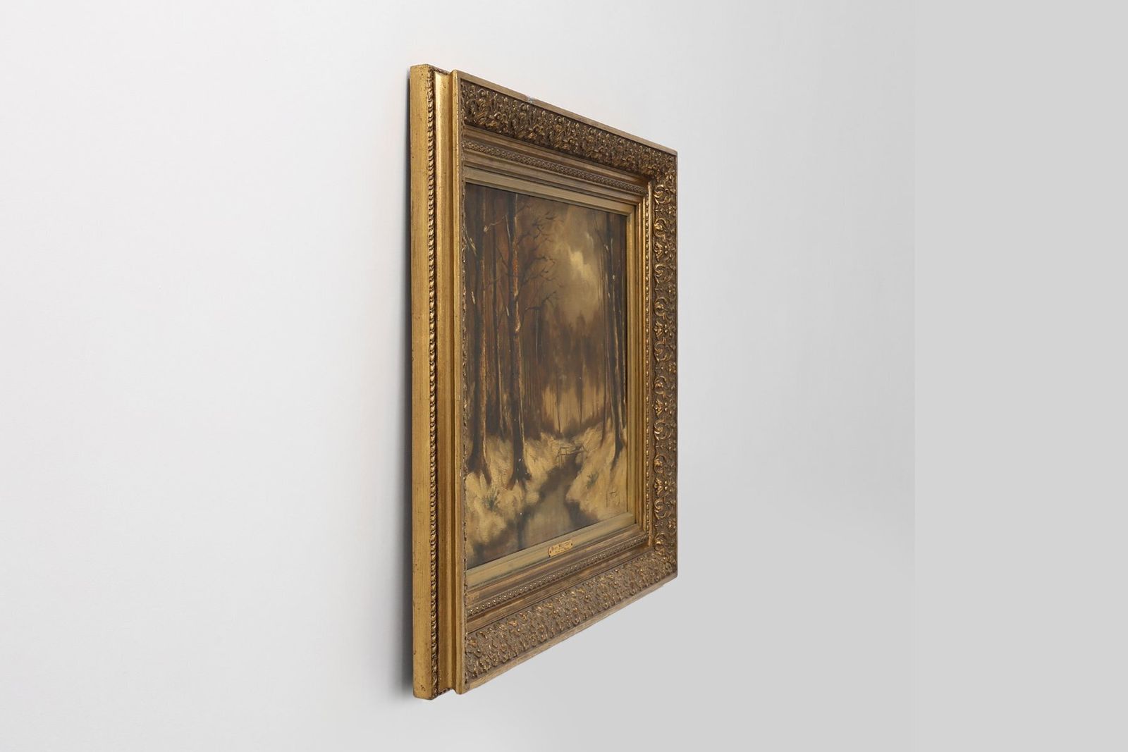 photo furniture Henri Wouters, Hover En Flandre, 1920s, Oil On Canvas, Framed