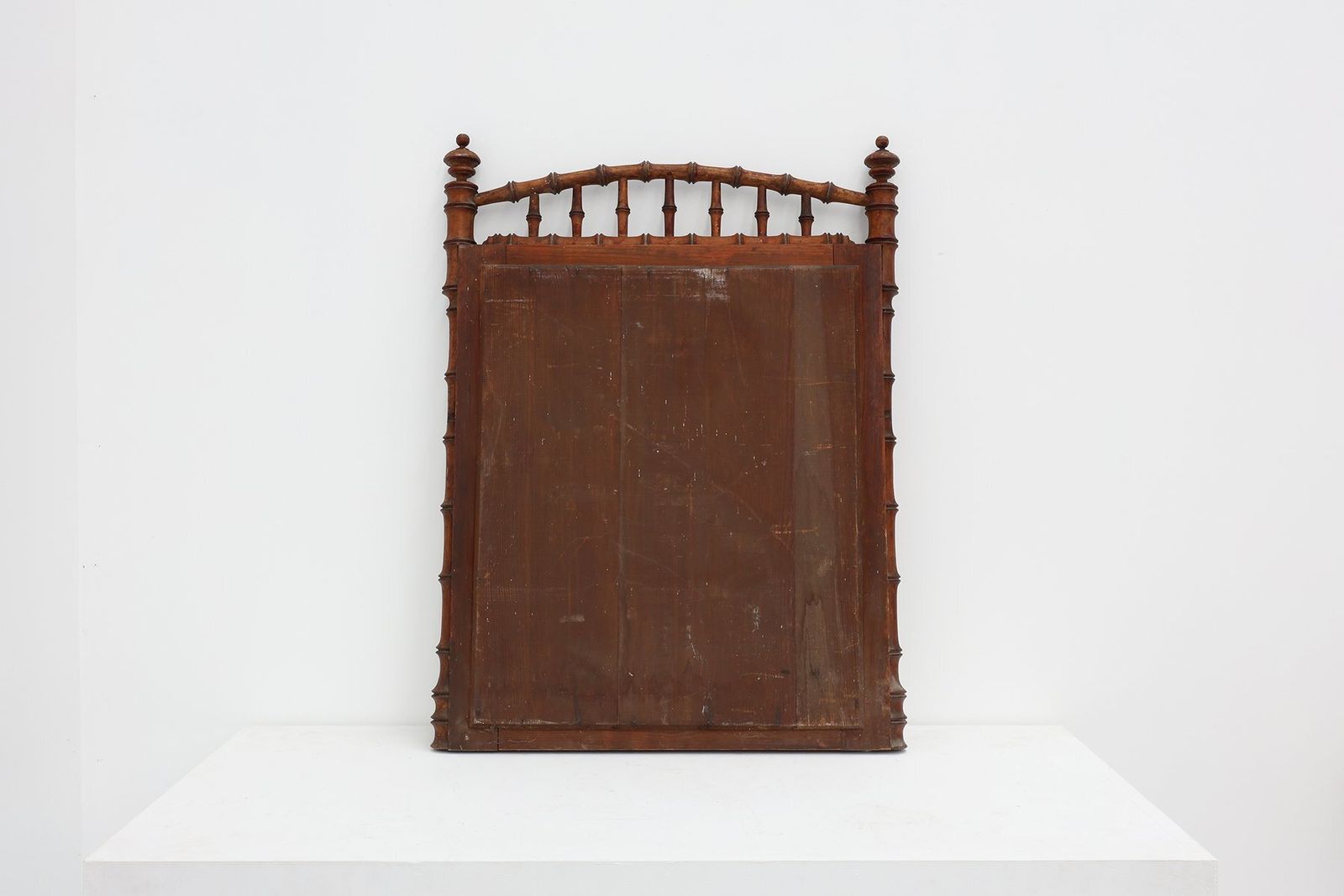 photo vinterior Antique Faux Bamboo Wood Mirror, France, 19th Century