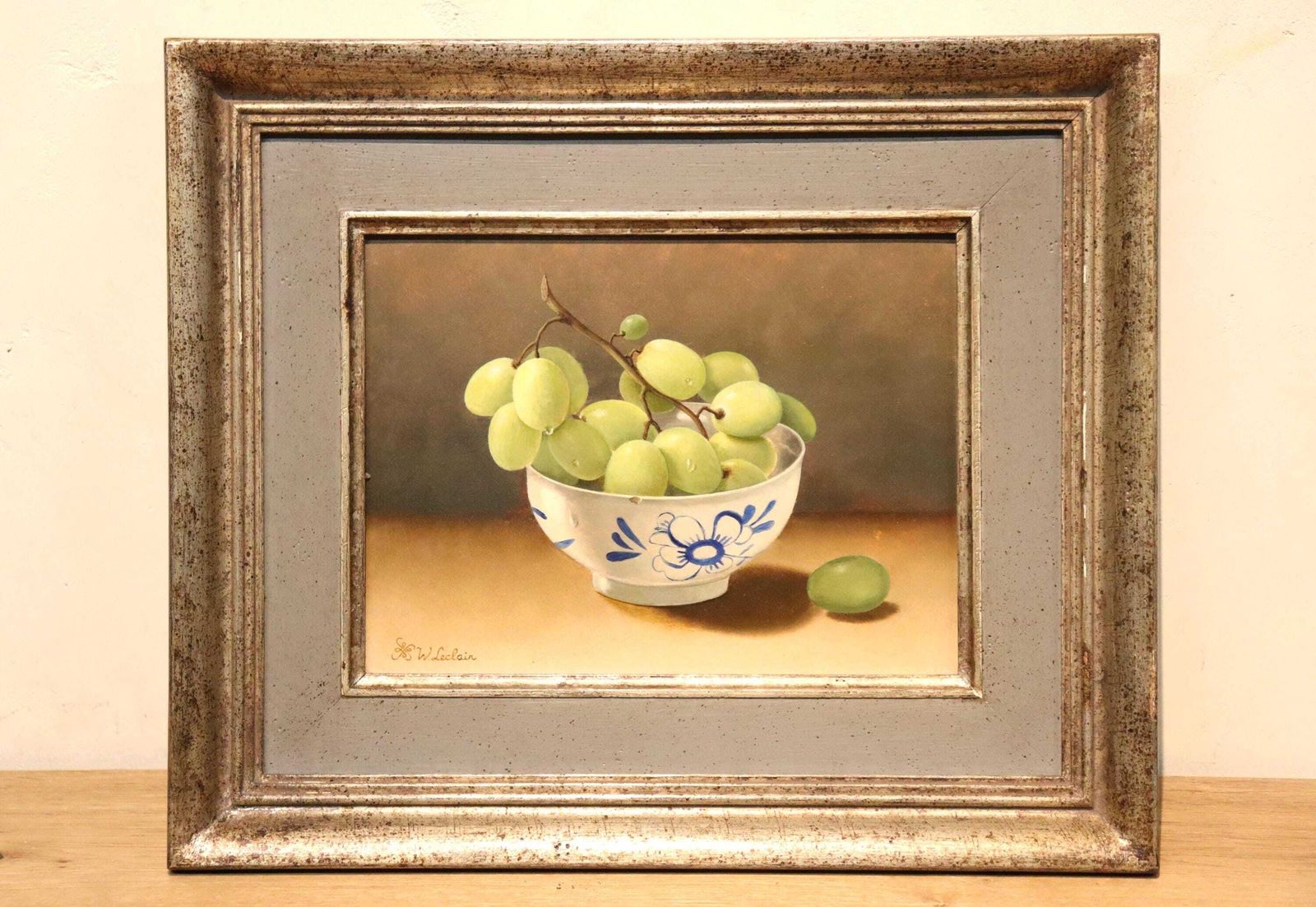 Still Live On Hardboard , 20th Century Painted By Belgian Artist Walter Leclair (St.239) photo furniture