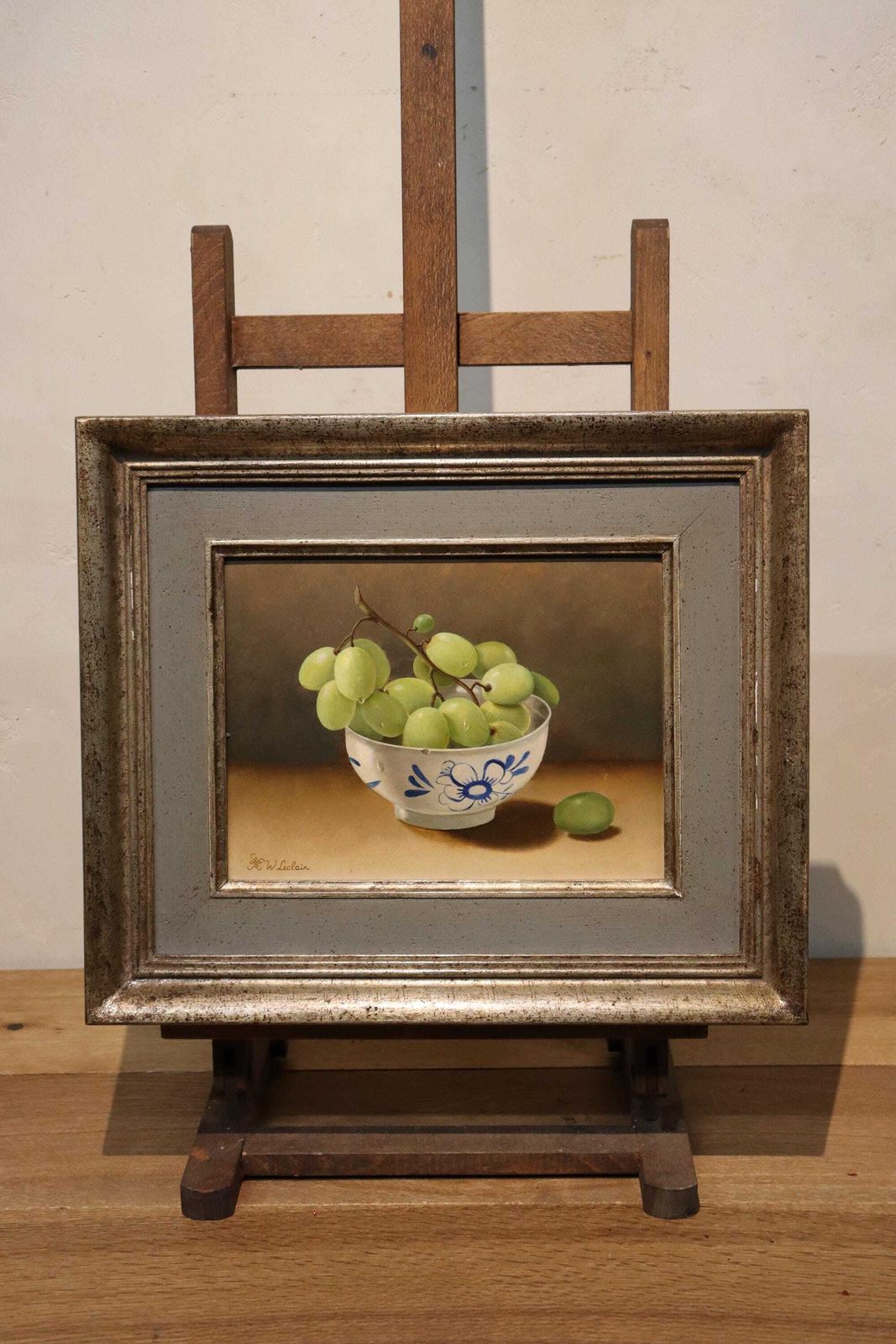 Still Live On Hardboard , 20th Century Painted By Belgian Artist Walter Leclair (St.239) photo Art