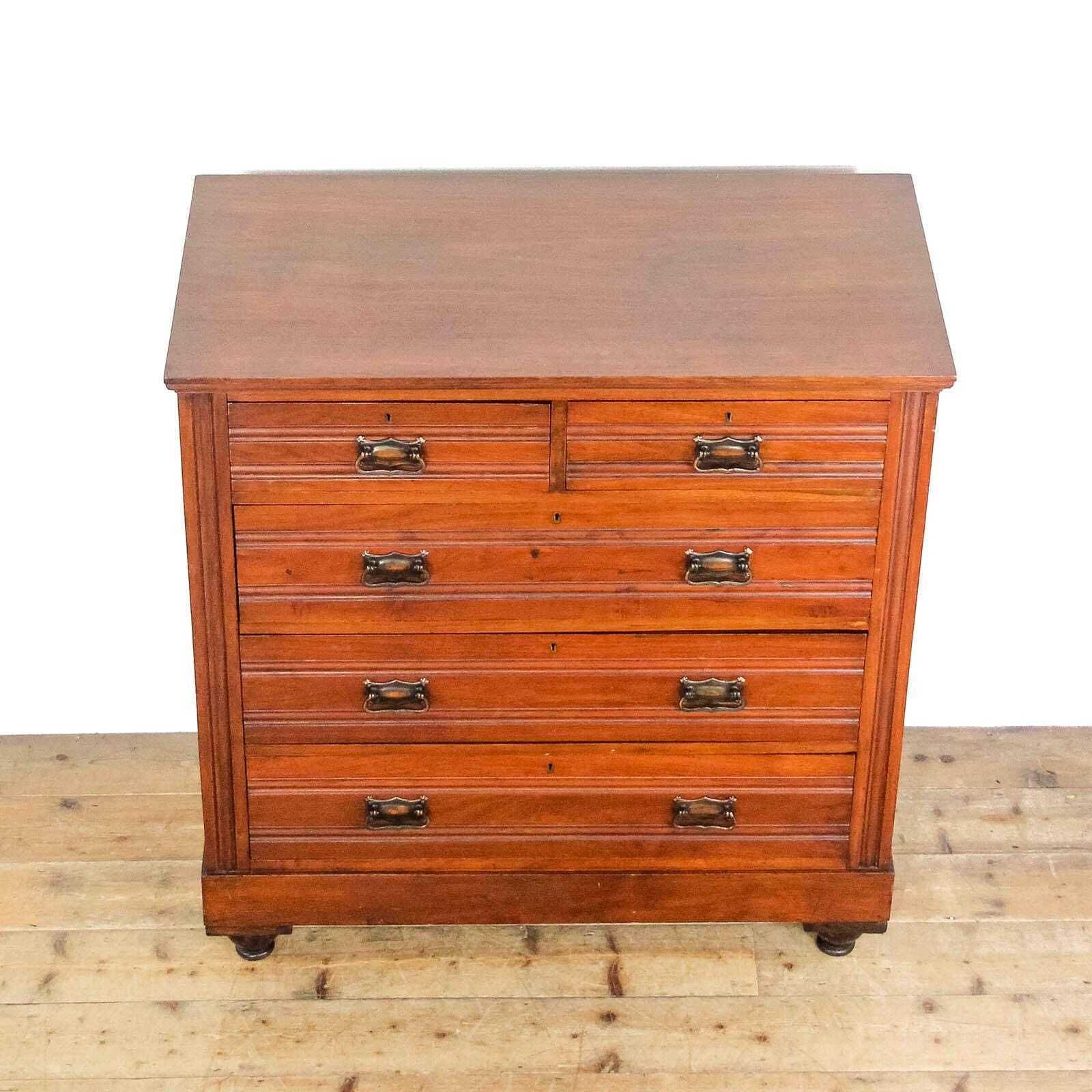 Antique Edwardian Mahogany Chest Of Drawers | Antique Storage | Bedroom Drawers | Antique Chest Of Drawer (M 6460) photo for sale