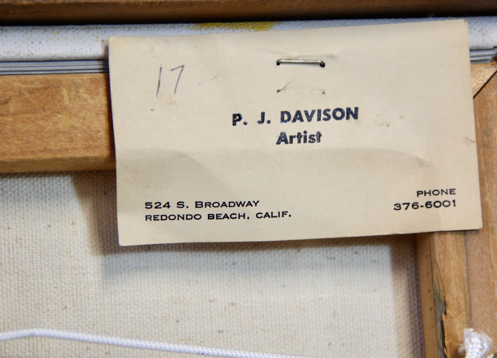 Vintage Abstract Paintings By P.J Davison   California C.1970 photo buy