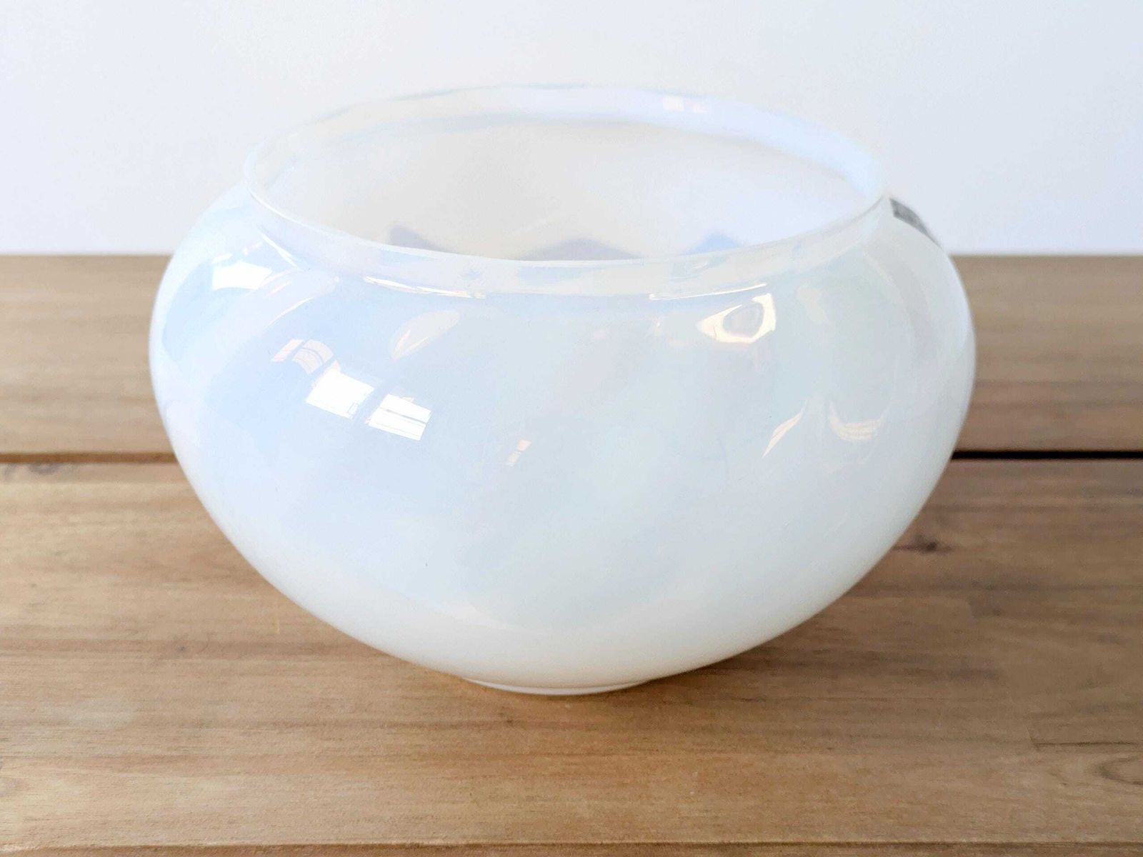 photo for sale Rare Orrefors “Selena” Vase By Sven Palmqvist: 1950s Swedish Art Glass, Original Sticker