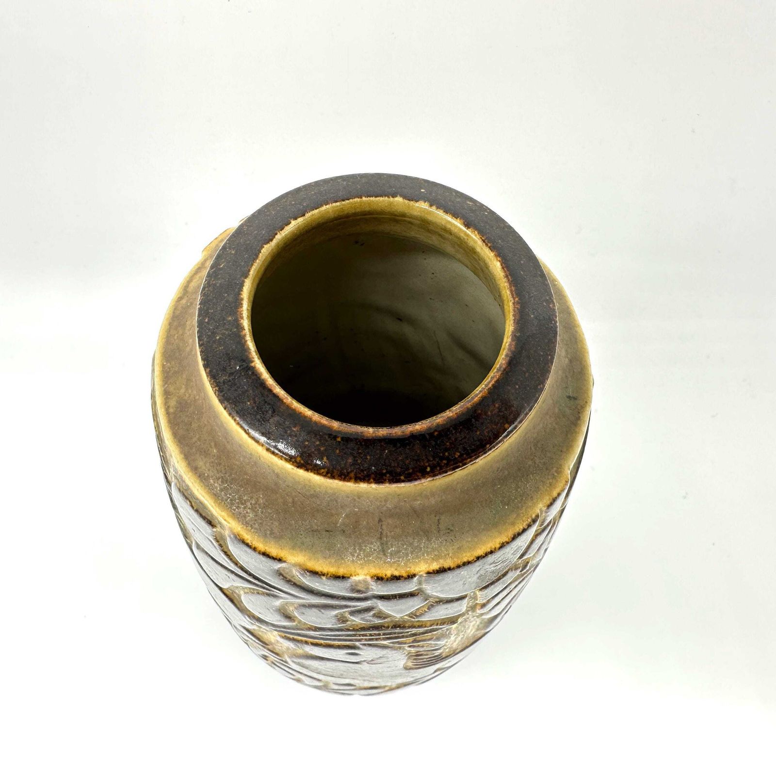 Danish Pottery Vase – 1970s Horse Motif By Michael Andersen & Marianne Starck, Bornholm photo vintage