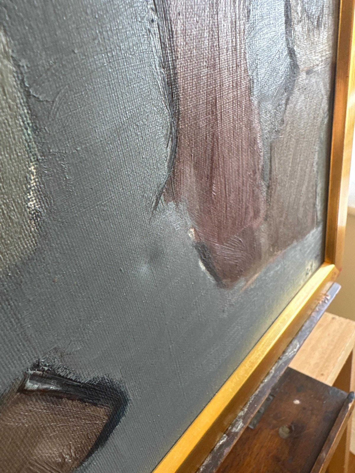 Swedish Vintage Original Oil Painting By Rolf Magnusson Wall Art photo vintage