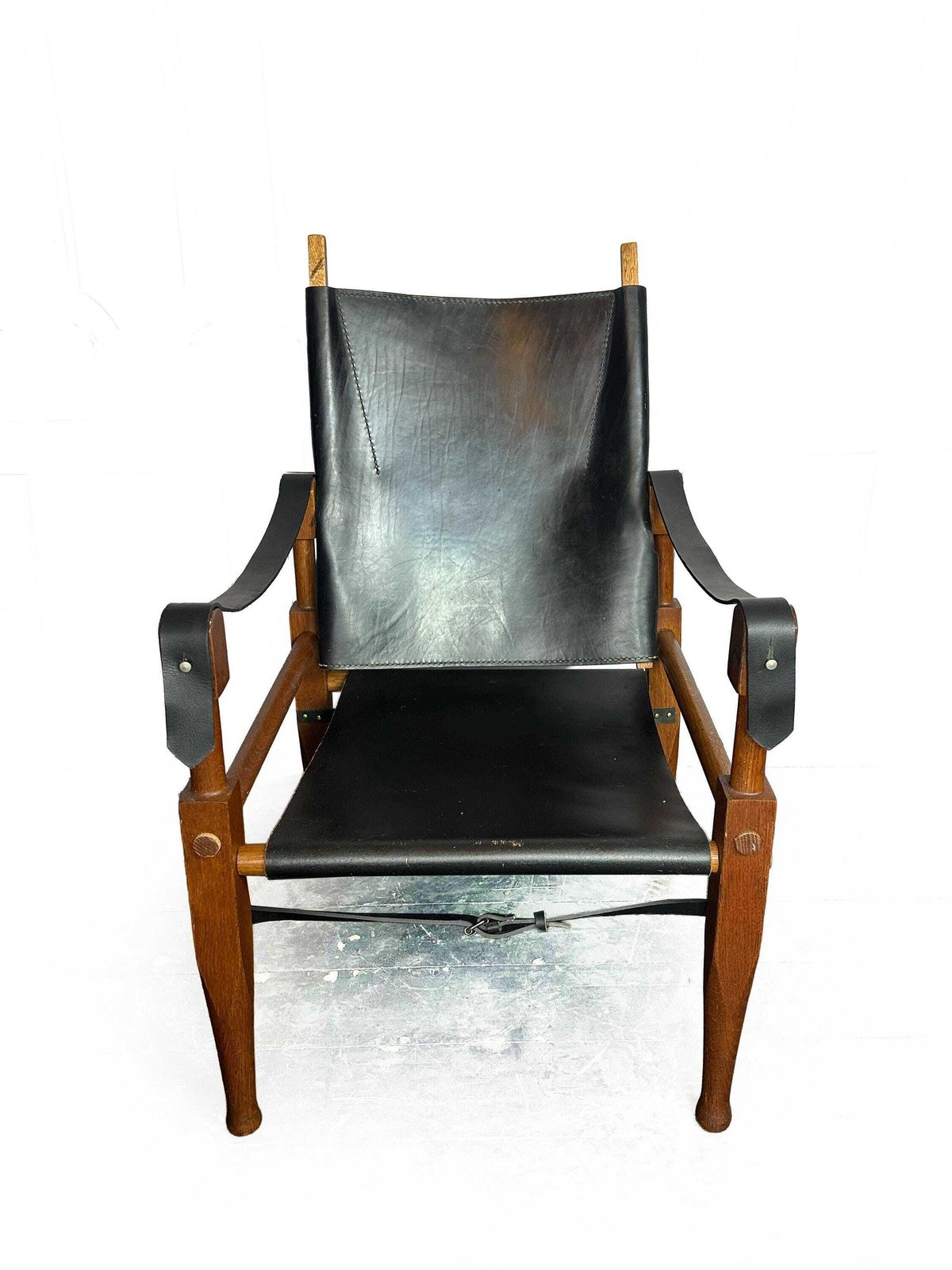 photo for sale Wilhelm Kienzle (1886 1958) Set Of Two Colonial Armchair Mod. 28 Wohnbedarf, Switzerland, Campaign Chairs