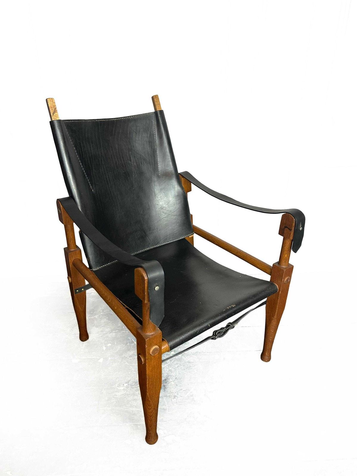 Furniture Wilhelm Kienzle (1886 1958) Set Of Two Colonial Armchair Mod. 28 Wohnbedarf, Switzerland, Campaign Chairs photo