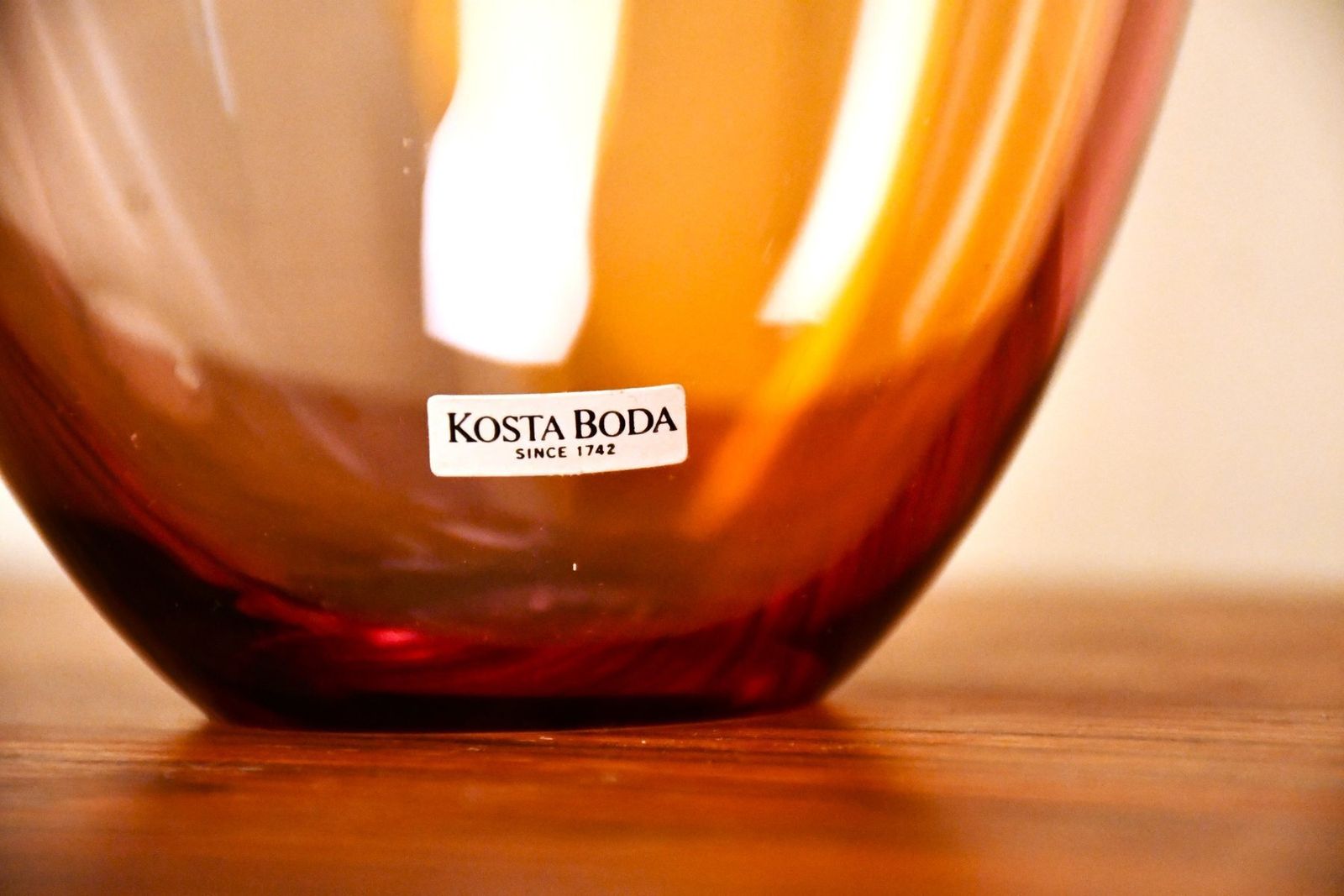 Swedish Handblown Art Glass Bottle Vases By Kjell Engman For Kosta Boda, 1990s, Set Of 2 photo vinterior