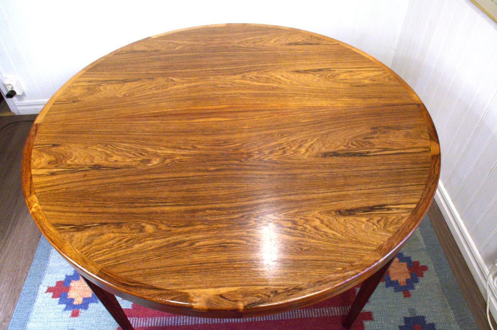 Danish Rosewood Extendable Dining Table By Kai Kristiansen, 1960s, Set Of 3 photo Furniture