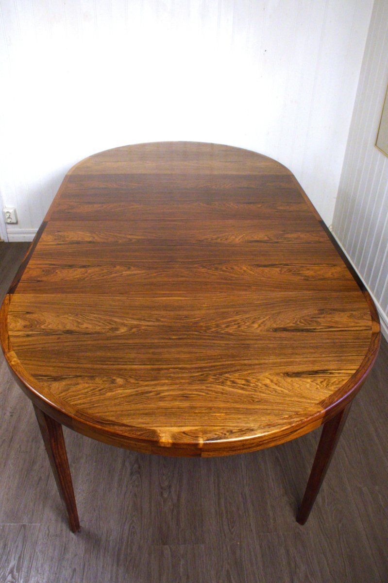 Danish Rosewood Extendable Dining Table By Kai Kristiansen, 1960s, Set Of 3 photo buy