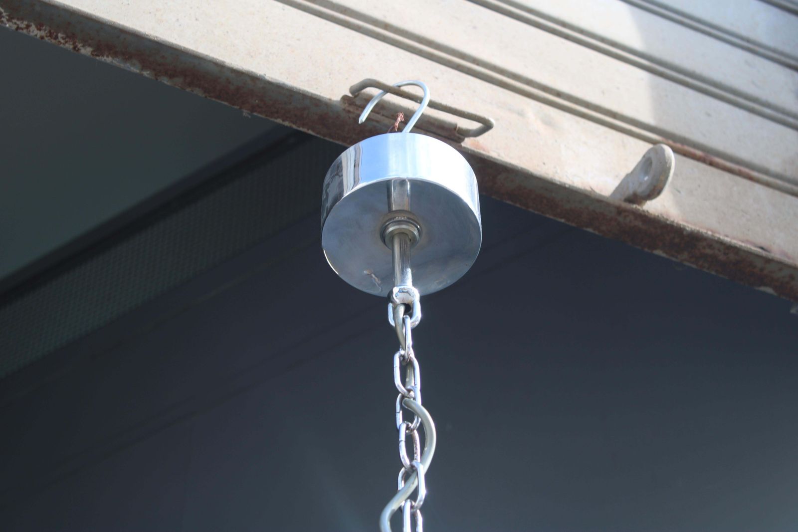 Sciolari Chandelier In Steel And Plexiglass 1970 Italy Minimalist Design photo buy