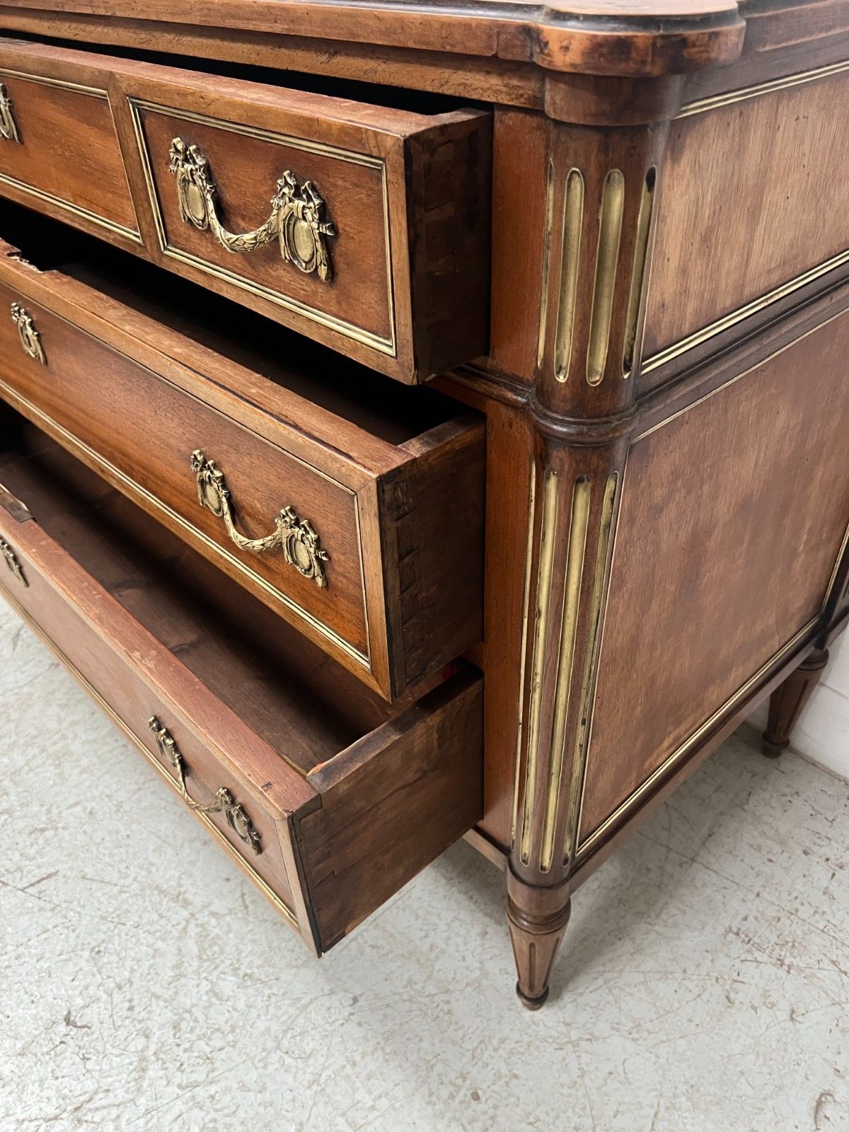 photo buy Louis XVI Style Mahogany Chest Of Drawers 19th Century