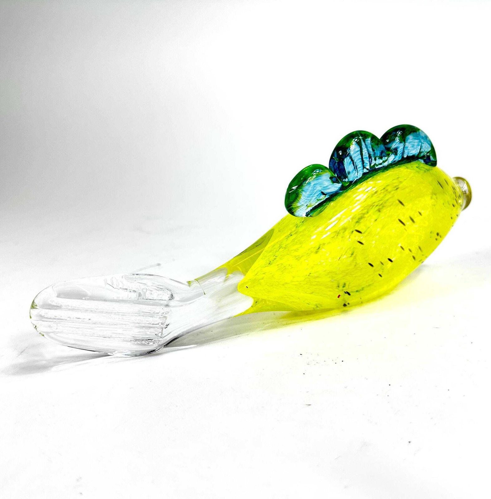 Vintage Kosta Boda Glass Fish Sculpture – Hand Blown Art, Signed & Labeled photo vinterior