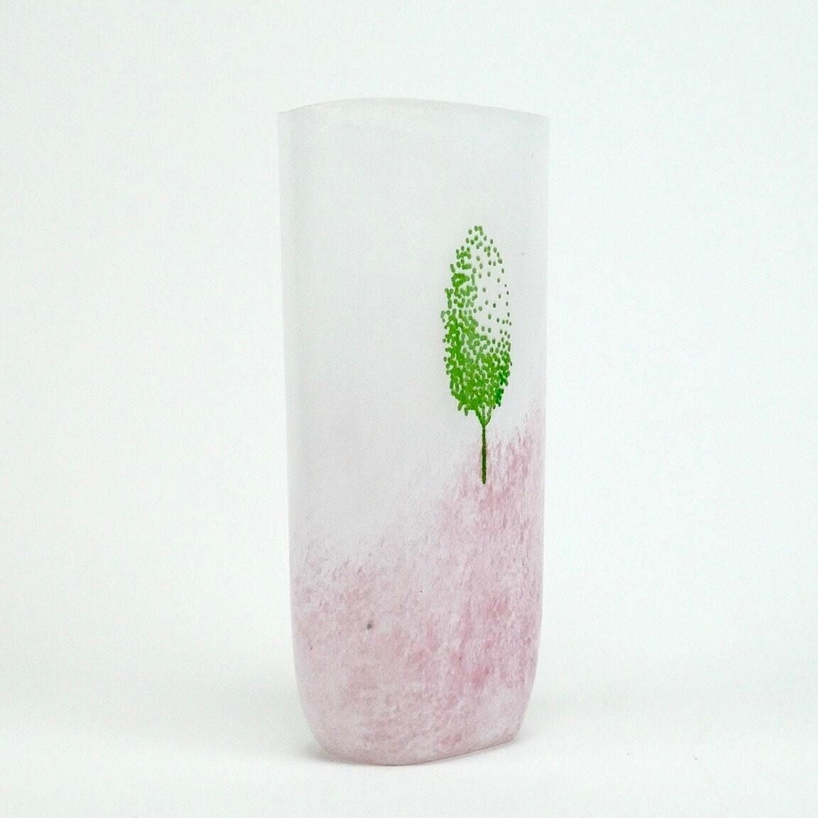 Kosta Boda "May" Series Vase – Kjell Engman, Signed Swedish Art Glass photo vinterior