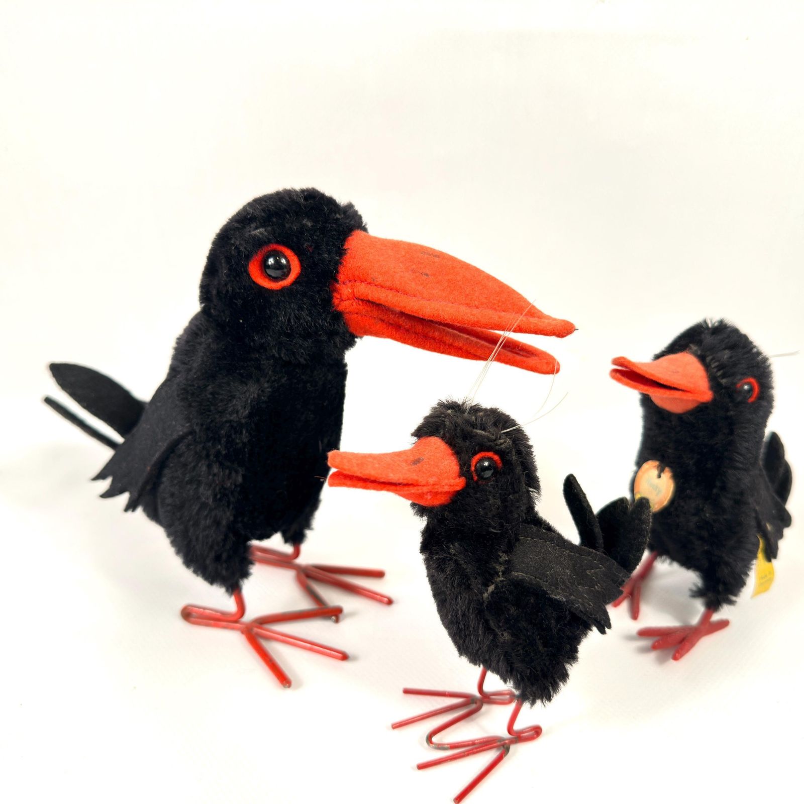 photo for sale Vintage Steiff Hucky Birds – Mohair Songbird Figurines, 1950s German Collectibles (Sold Separately)