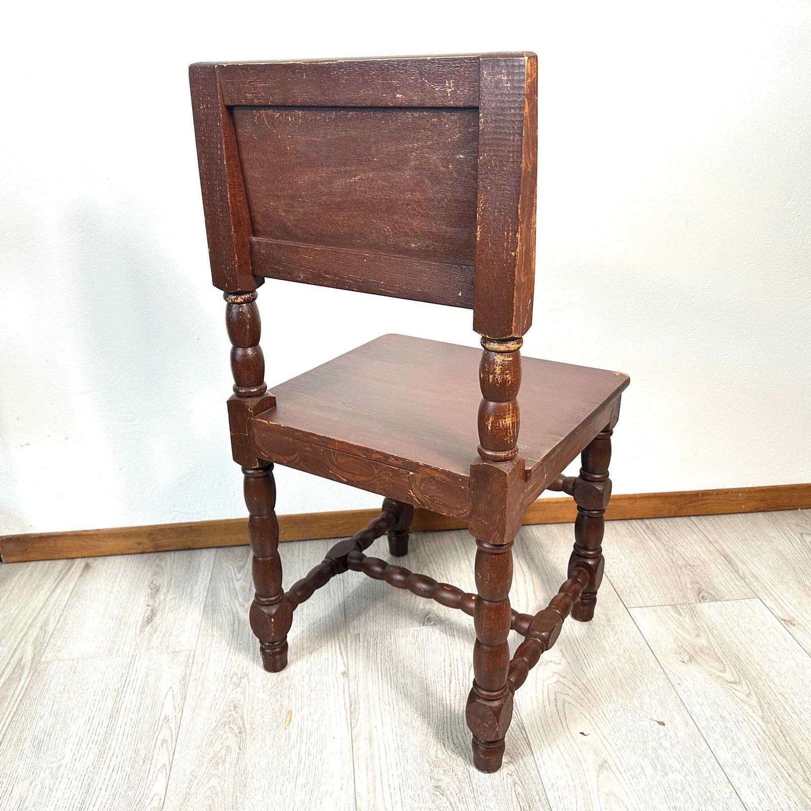 Antique Swedish Dining Chairs – Hand Painted Folk Art Chairs, Early 20th Century photo 276.0