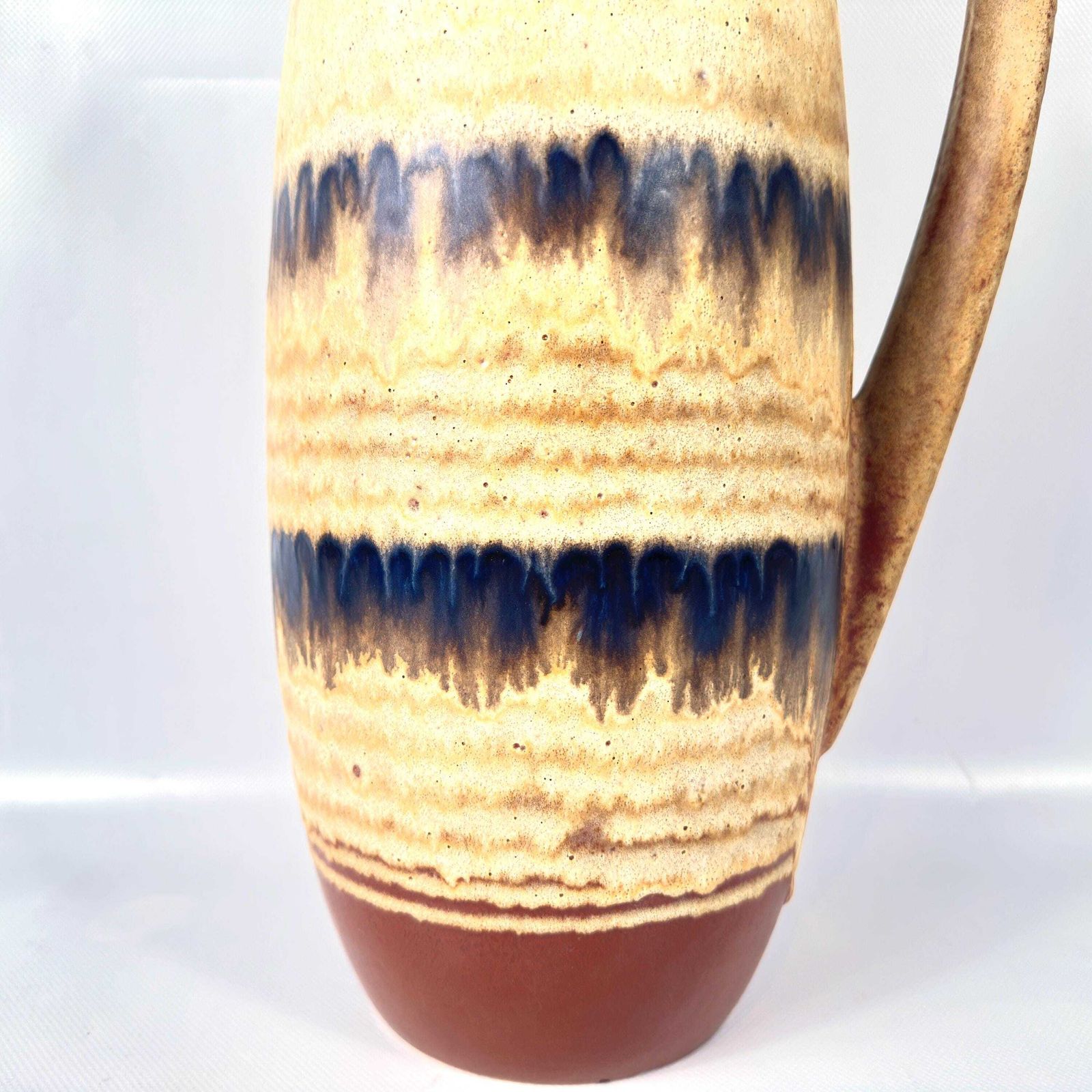 Mid Century Scheurich Pottery Vase – 1960s German Floor Jug, 47 Cm photo furniture
