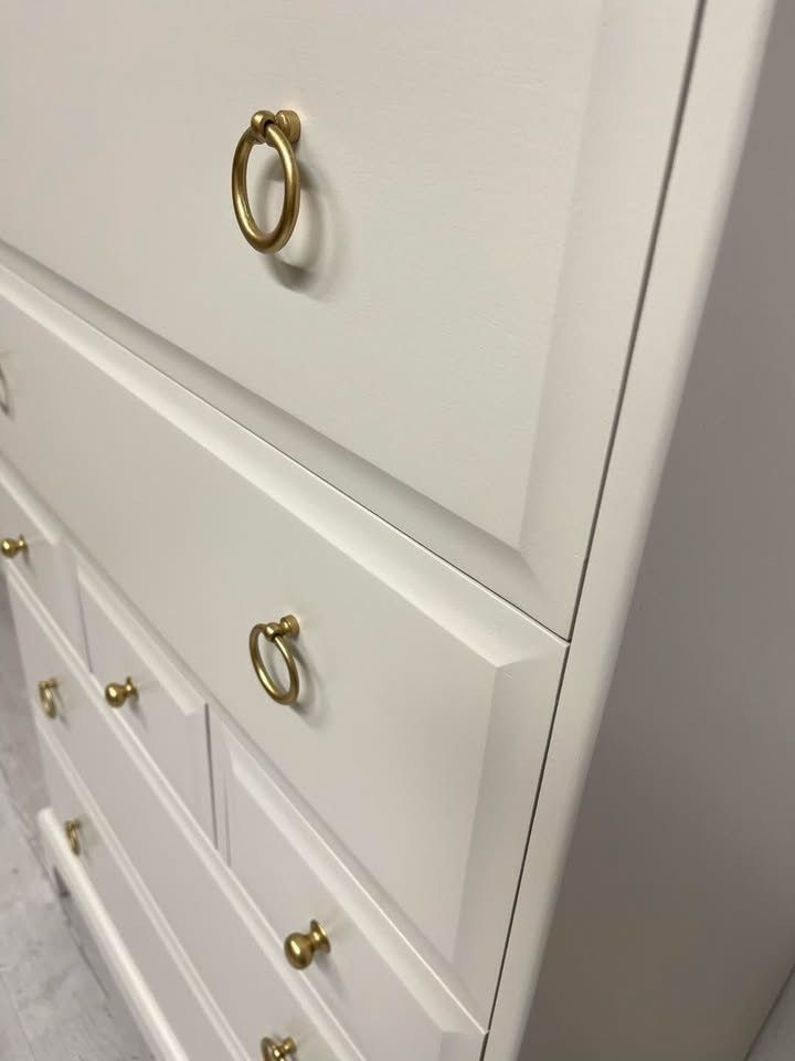 Stag Minstrel Tall Boy 7 Drawers Chest Of Drawers 1960 photo 450.0