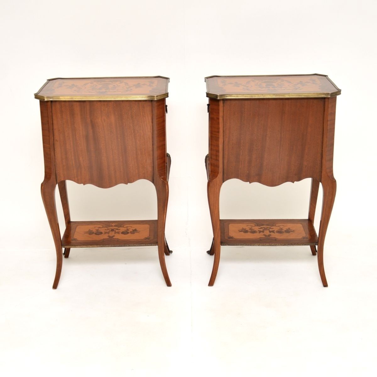 1495.0 Pair Of Antique French Style Side Tables photo
