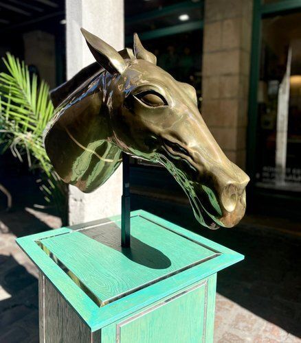 Horse Head By Alain Chervet, 1980s photo furniture
