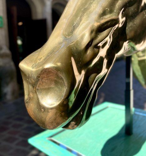 Horse Head By Alain Chervet, 1980s photo for sale