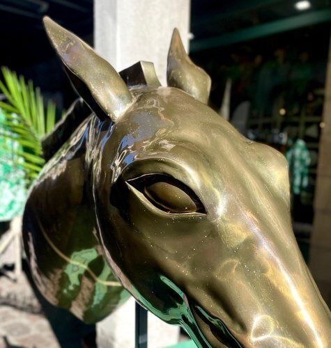 Horse Head By Alain Chervet, 1980s photo Art