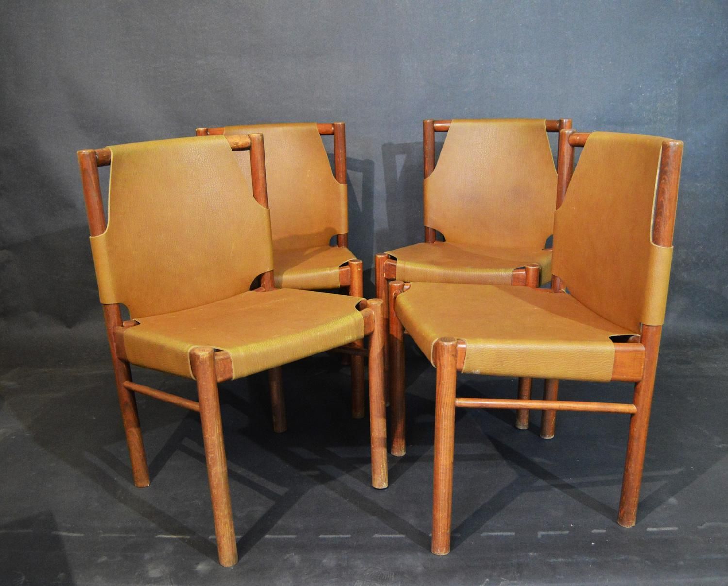 photo vintage Dining Chairs By Janez Lajovic For Hotel Prisank And Ski Resort Kranjska Gora, 1962, Set Of 4