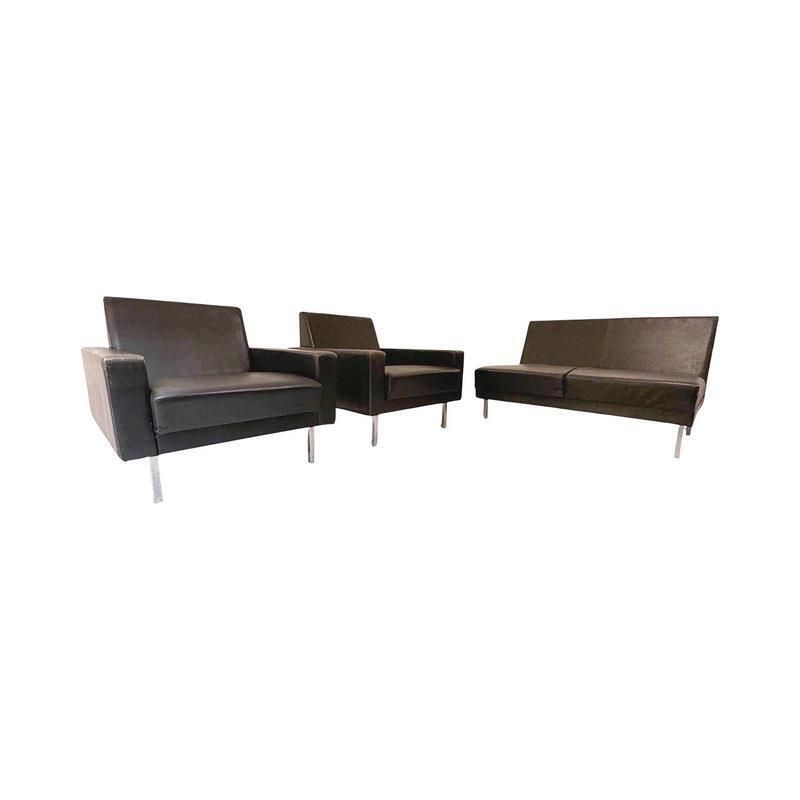 Vintage Modular Sofa And Chair Set By George Nelson, 1950s, Set Of 4 photo buy