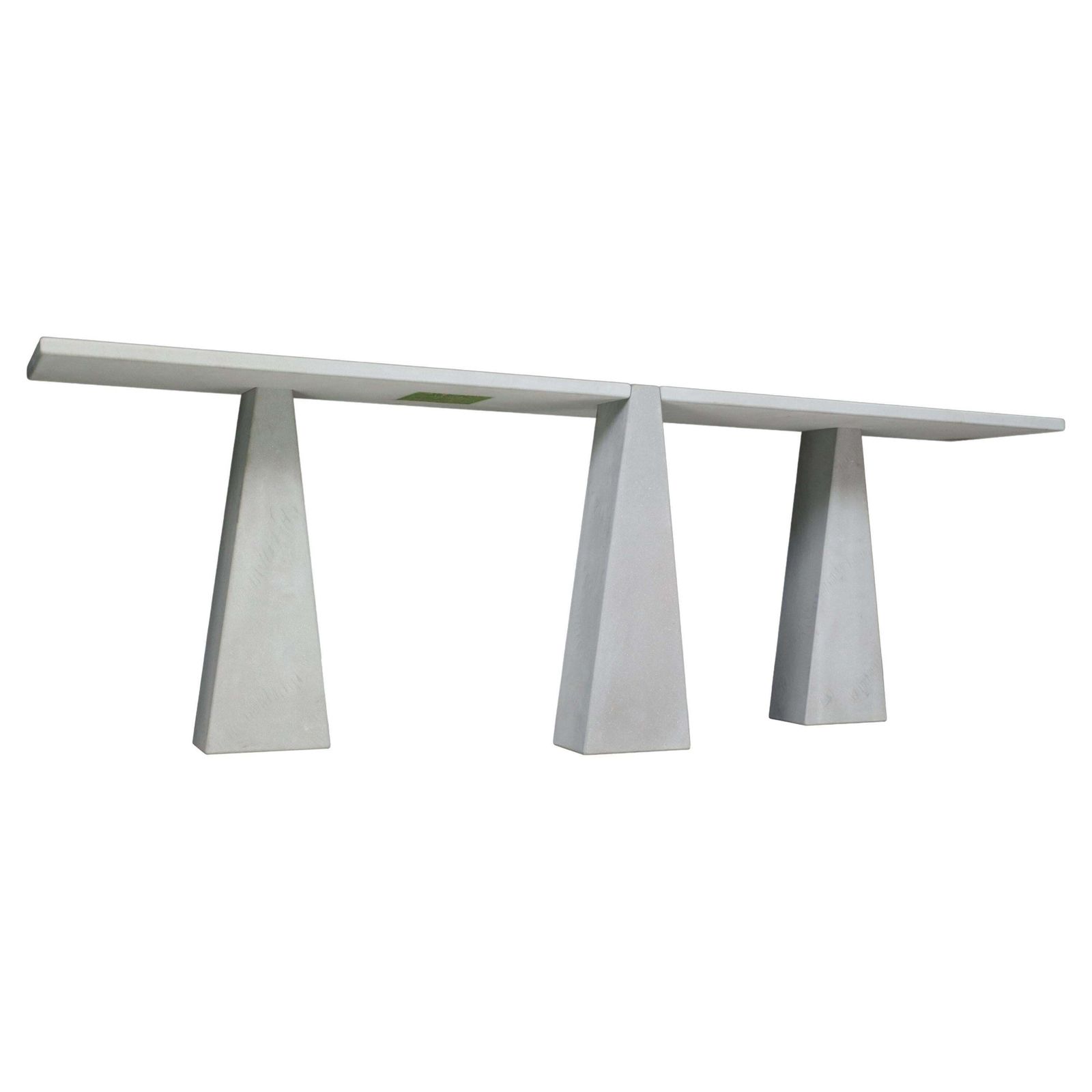 Pietra Serena' Inca'  Console By Angelo Mangiarotti For Skipper, Italy, 1978