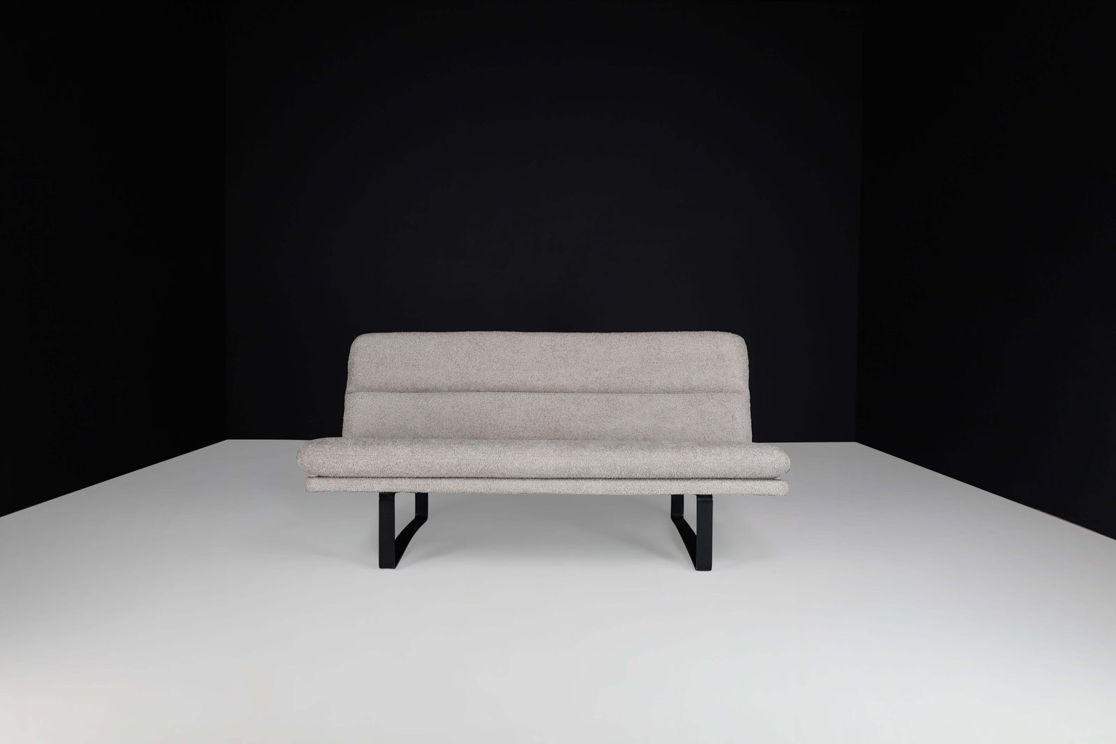 C684 Sofa By Kho Liang Ie For Artifort In Bouclé Upholstery The Netherlands 1968 photo for sale